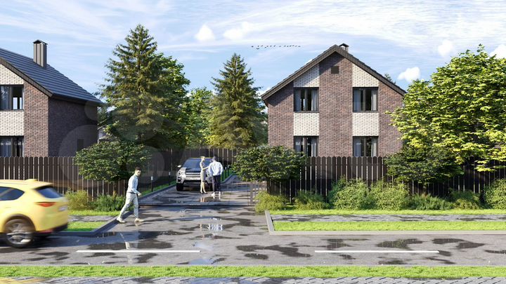 Коттедж 110 м² на участке 6 сот.