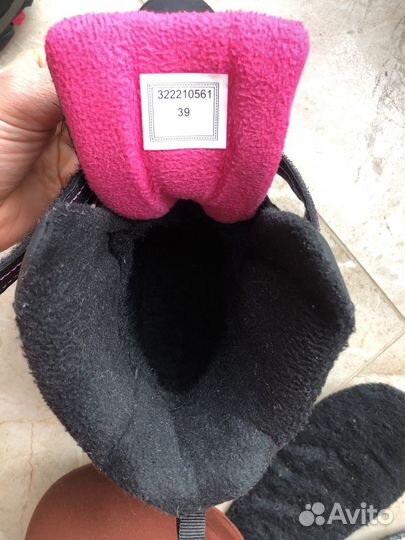 Зимние ботинки для девочки 39 размер