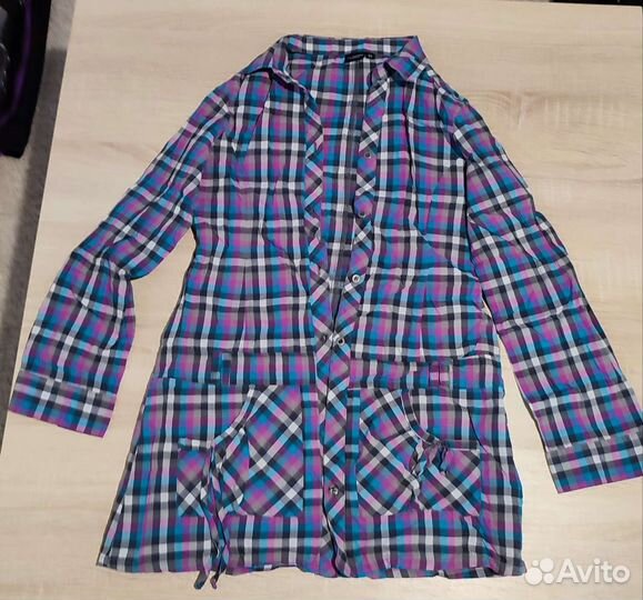 Рубашка удлиненная на девочку 12 лет