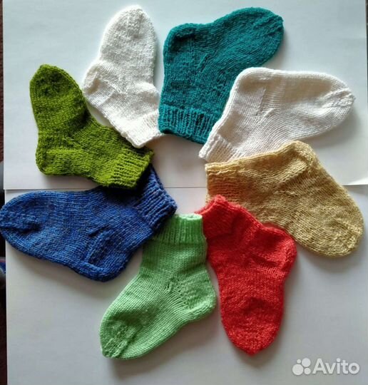Носки детские вязаные