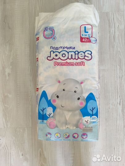 Подгузники joines premium soft 9-14 кг 42 шт