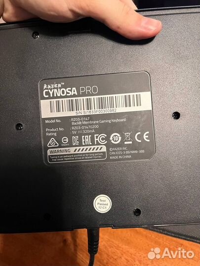 Клавиатура Razer Cynosa Pro