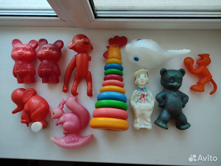 Пластмассовые игрушки СССР
