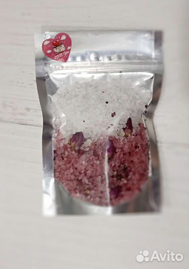 Соль для ванн с сухоцветами