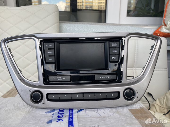 Магнитола штатная Hyundai Solaris