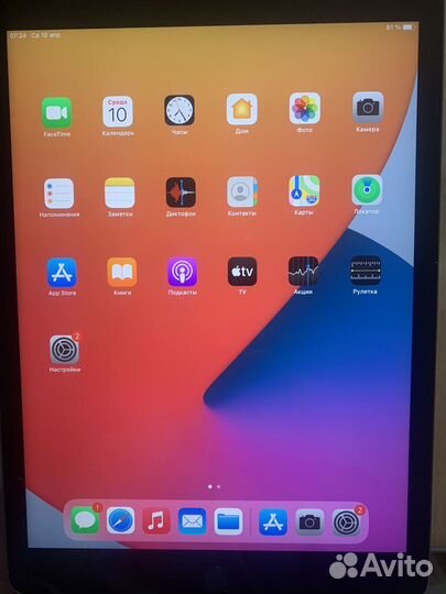 Планшет apple iPad 10'2 32гб sim +wi-fi