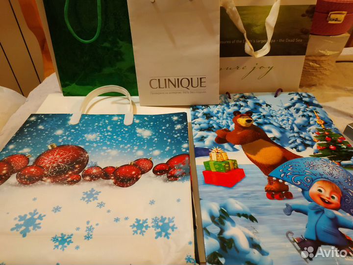 Подарочная упаковка, новогодний сапожок