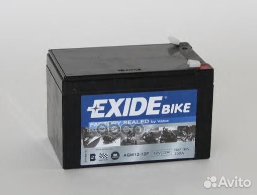 Аккумулятор для мототехники exide bike 12V 12AH