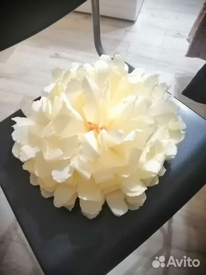 Цветы из гофрированной бумаги