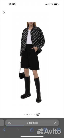 Alexander wang сапоги кожа оригинал 35-36