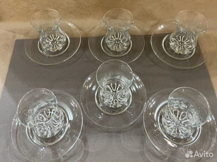 Чайная посуда для турецкого чая. Новый Pasabahce