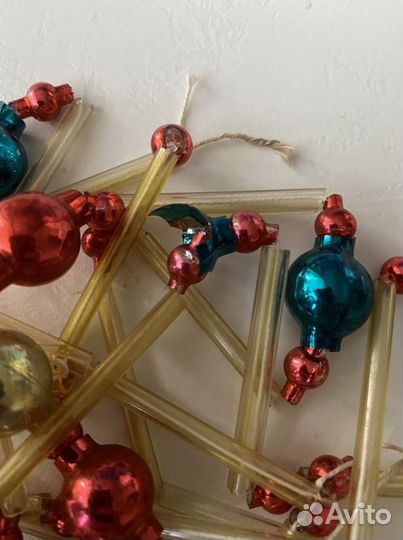 Стеклярус бусы