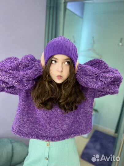 Связать свитер, готовое изделение