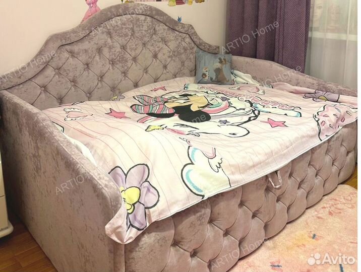 Детская кровать с ящиками