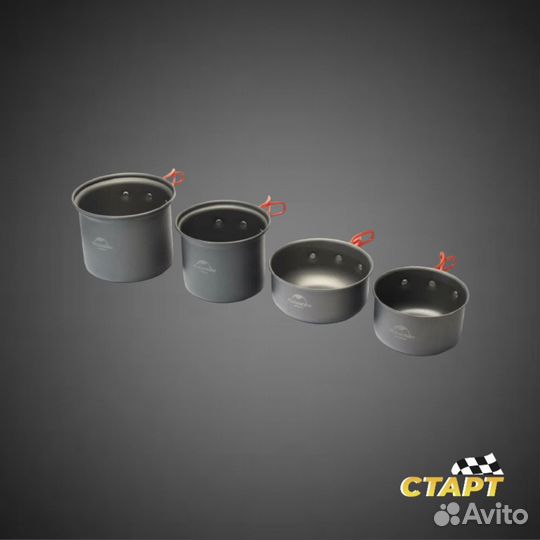 Посуда Naturehike NT15T401-G из четырех предметов