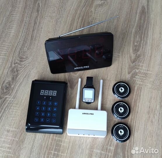 Кнопка вызова персонала, мастера / часы, пульт, та