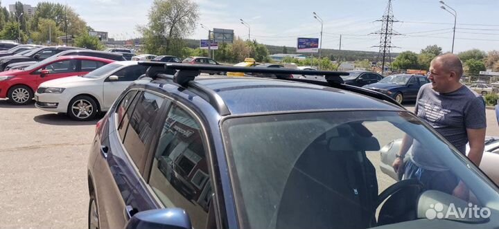 Багажник на крышу Бмв Х1 Bmw X1 на инт рейлинги