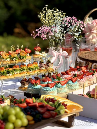 Фуршет на гендер-пати,под ключ, кейтеринг