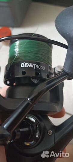 Катушка карповая с байтранером, фидерная