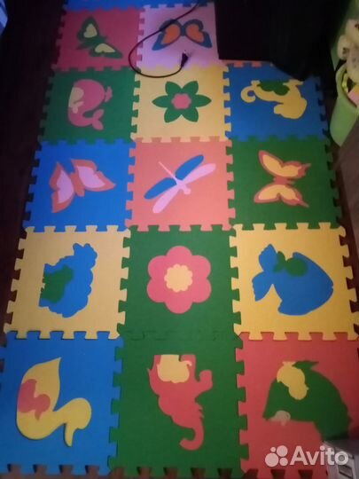 Игровой коврик пазлы для ребёнка