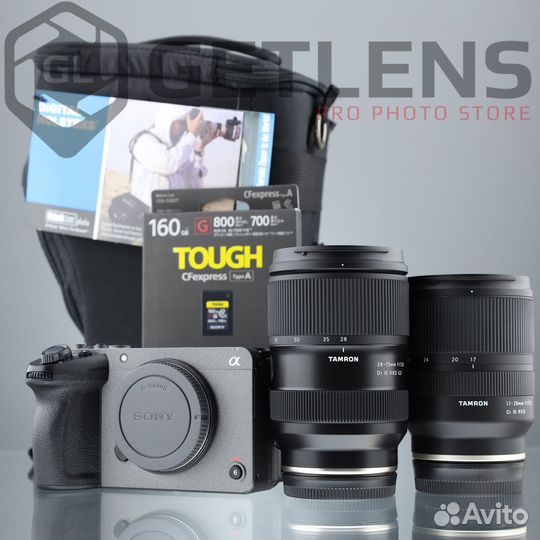 Sony FX30+Tamron 17-28+Tamron 28-75+Sony 160+Cумка