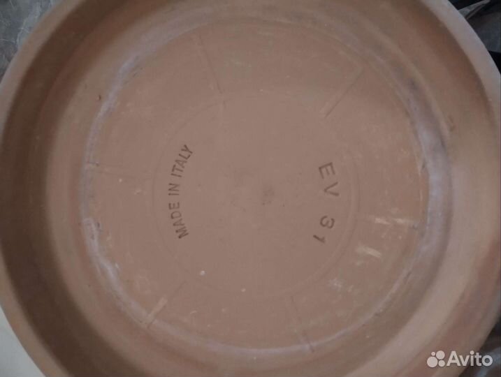 Глиняный горшок напольный Икея