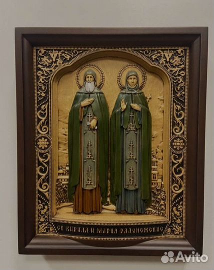 Икона Кирилл и Мария Радонежские