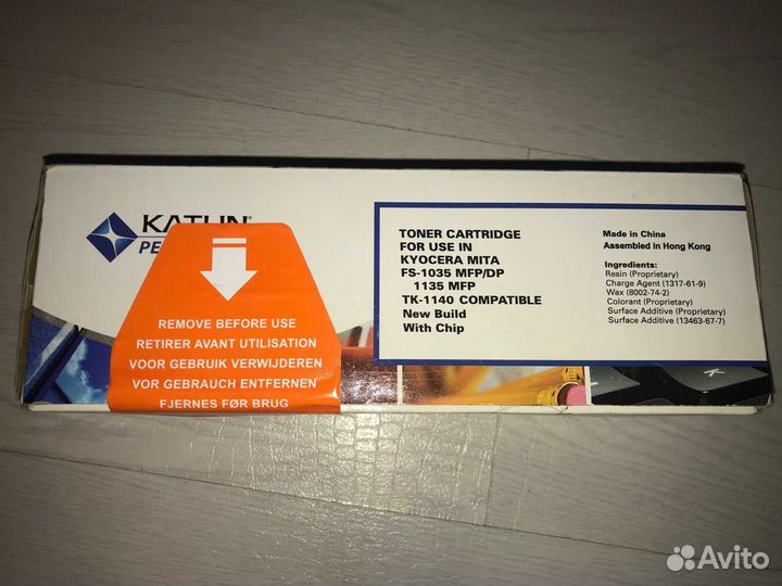 Оригинальный Тонер-Картридж T1140 Kyocera FS-1035M