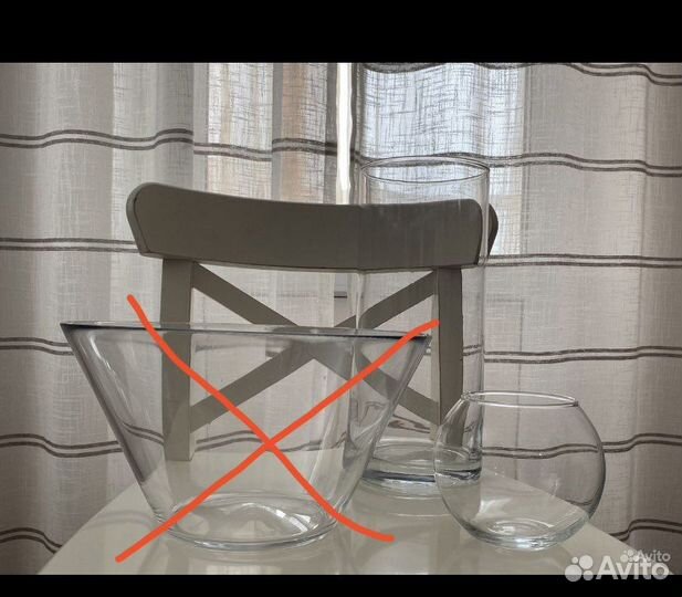 Стеклянные ваза lkea