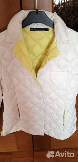 Куртка пуховик белый приталенный 42-44р befree