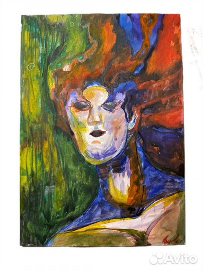 Картина акварельная