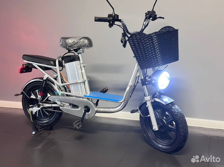 Электровелосипед Monster 60V20AH Серебристый