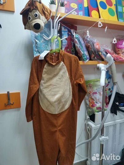 Костюм мишка прокат размер 122-134