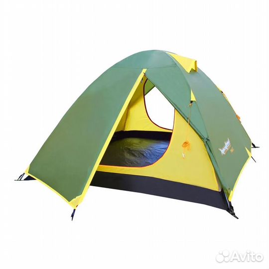 61352 Палатка RockLand Peak 3, зеленая