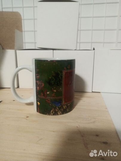 Кружка с принтом. Герои меча и магии. Неделя чая