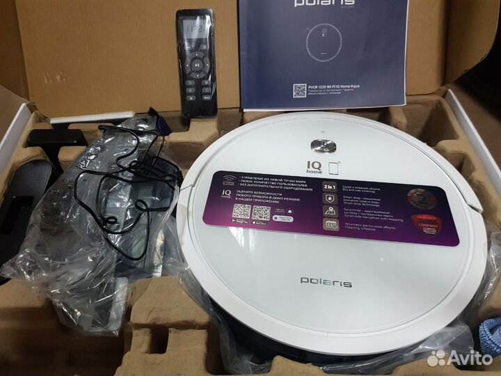 Пылесос-робот Polaris pvcr 1229 IQ Home Aqua