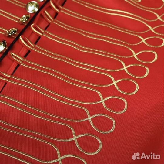 Камзол мундир исторический красный