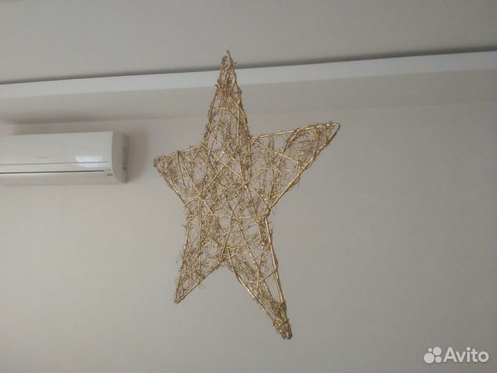 Новогоднее украшение звезда