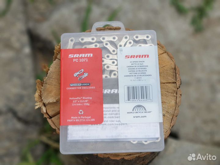 Цепь Sram PC-1071 на 10 скоростей с замком