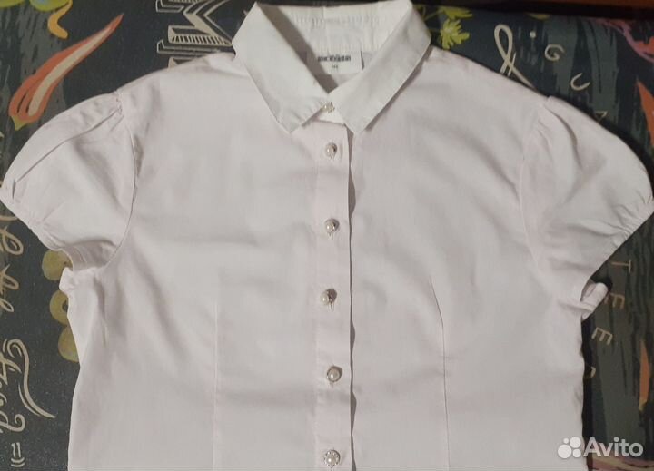 Школьная блузка 140