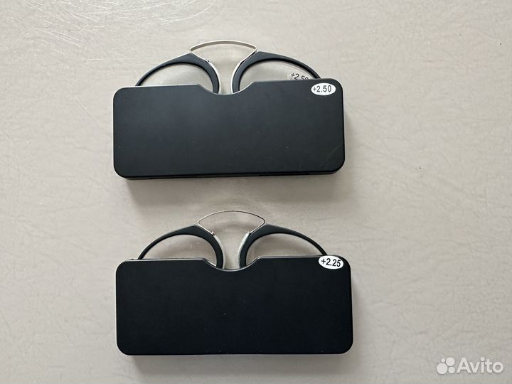 Пенсне для чтения с диоптриями мужские с футляром