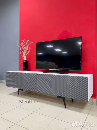 Тумба тв Bravo в цвете графит (конструктор)