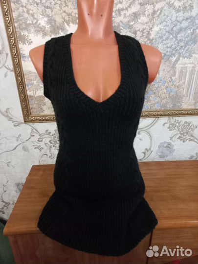 Свитера и туники ручной вязки бу