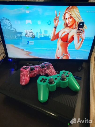 Ps3 super slim 120gb с играми