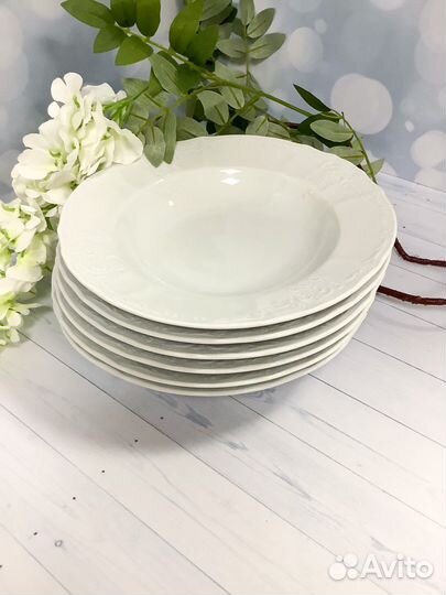 Набор глубоких тарелок 6 шт, Чехия Бернадотте