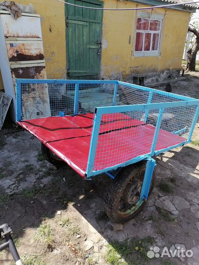 Телега для мотоблока бу