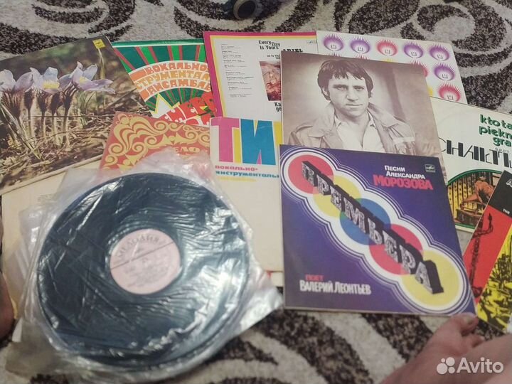 Пластинки ретро 70-80х виниловые пластинки