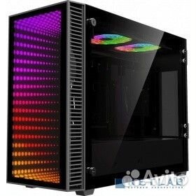 GameMax Abyss ITX без бп (Черн., Mini-ITX, зак.сте