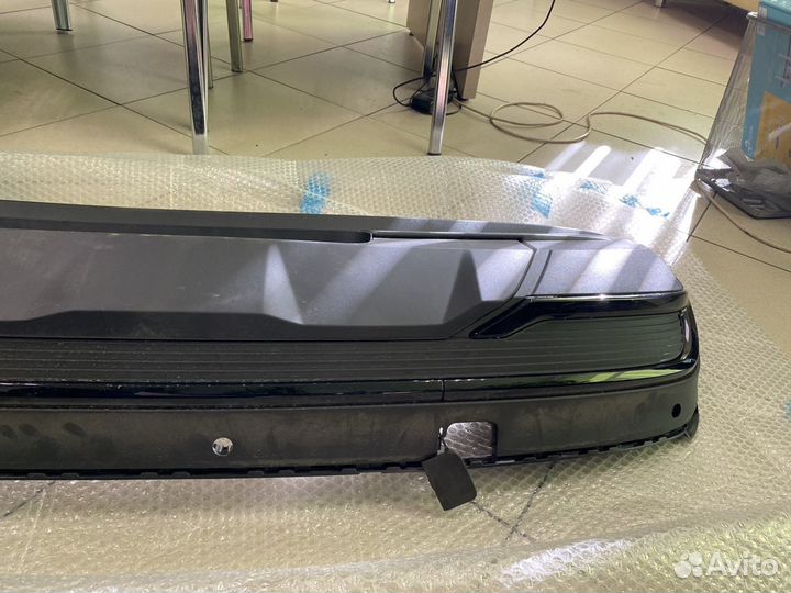 Юбка заднего бампера Audi Q7 2021