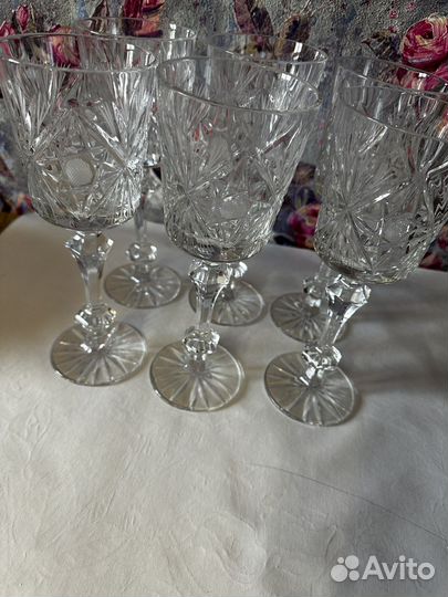 Фужеры хрустальные СССР